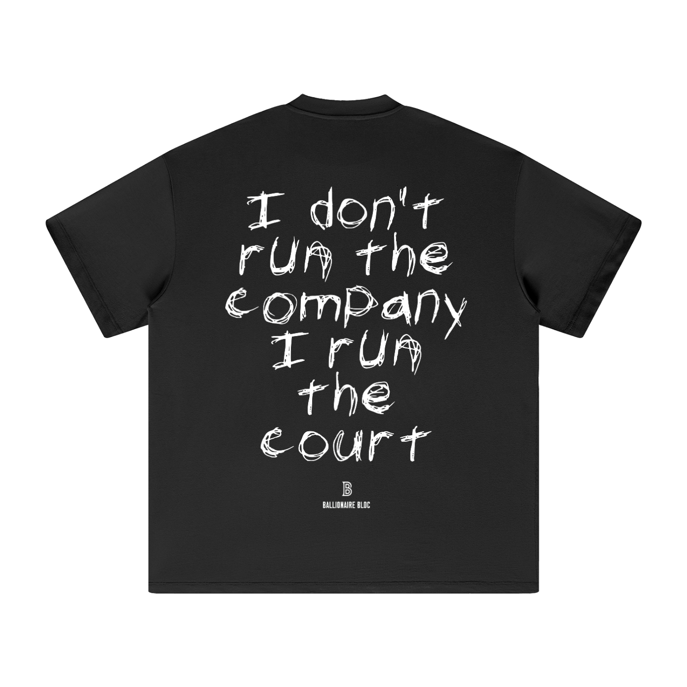 Run the court: Heavyweight Earth Tone T-Shirt