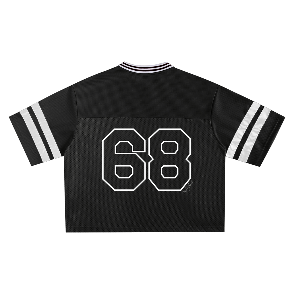 Mesh Friends: Taped Mesh Boxy T-Shirt