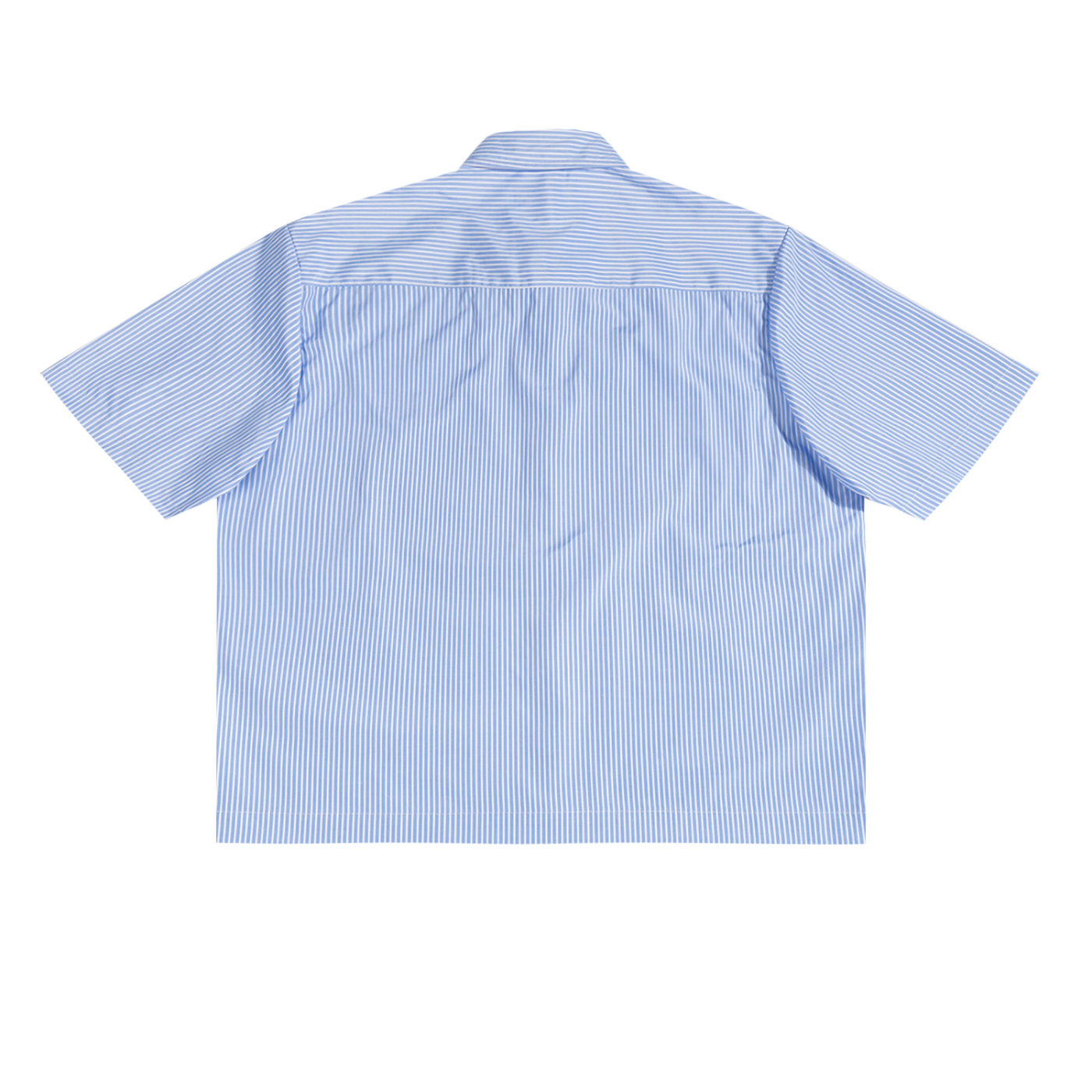 Richline Button up : Oversized Vertical Stripe Boxy Shirt