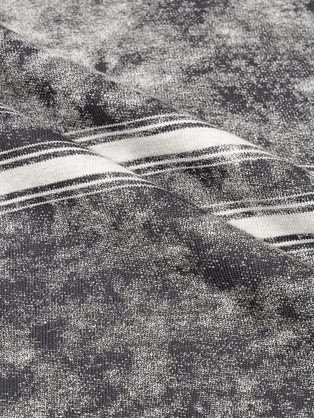 Rich in Friends Snow Washed Striped Boxy T-Shirt