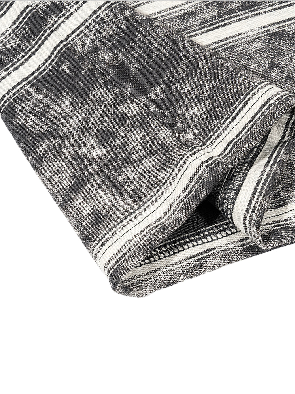 Rich in Friends Snow Washed Striped Boxy T-Shirt